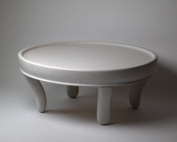 Ovaloid Table - Dolomite + Abalone